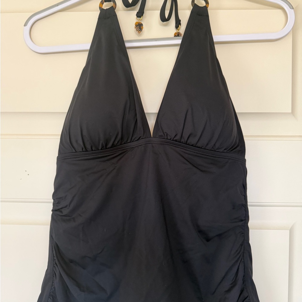 Tommy Bahama Black Halter Swimsuit